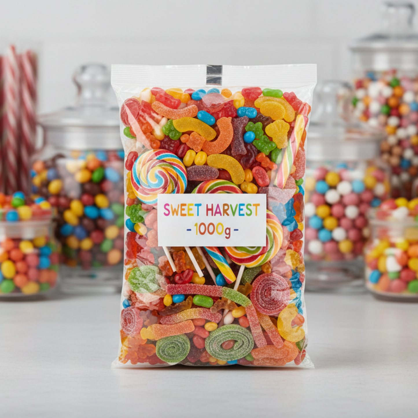 1000g bunte Süßigkeitentüte