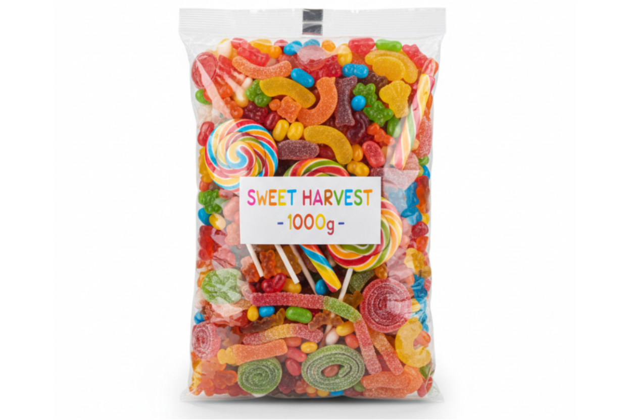 1000g bunte Süßigkeitentüte