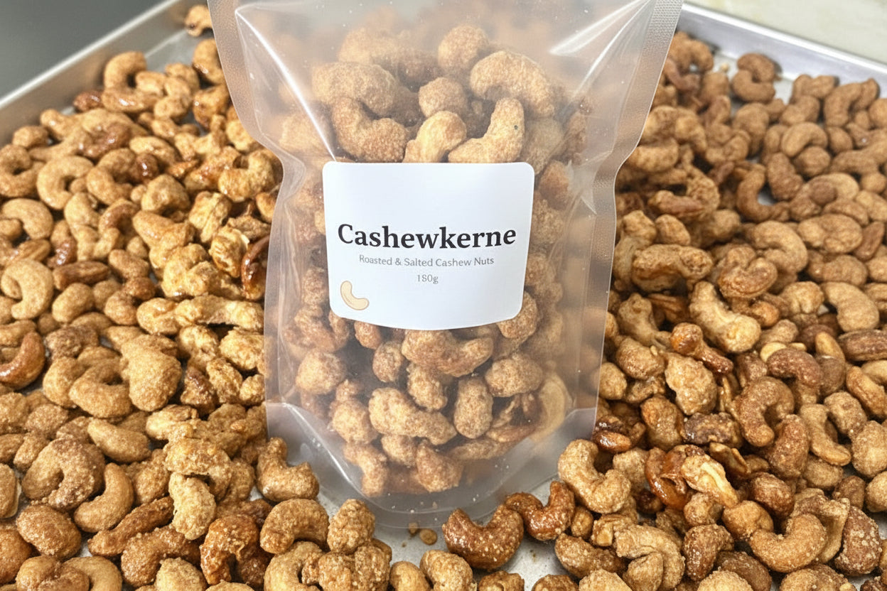 Frisch gebrannte Cashewkerne 200g