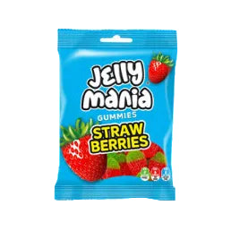 Jelly Mania Strawberries saure 100g