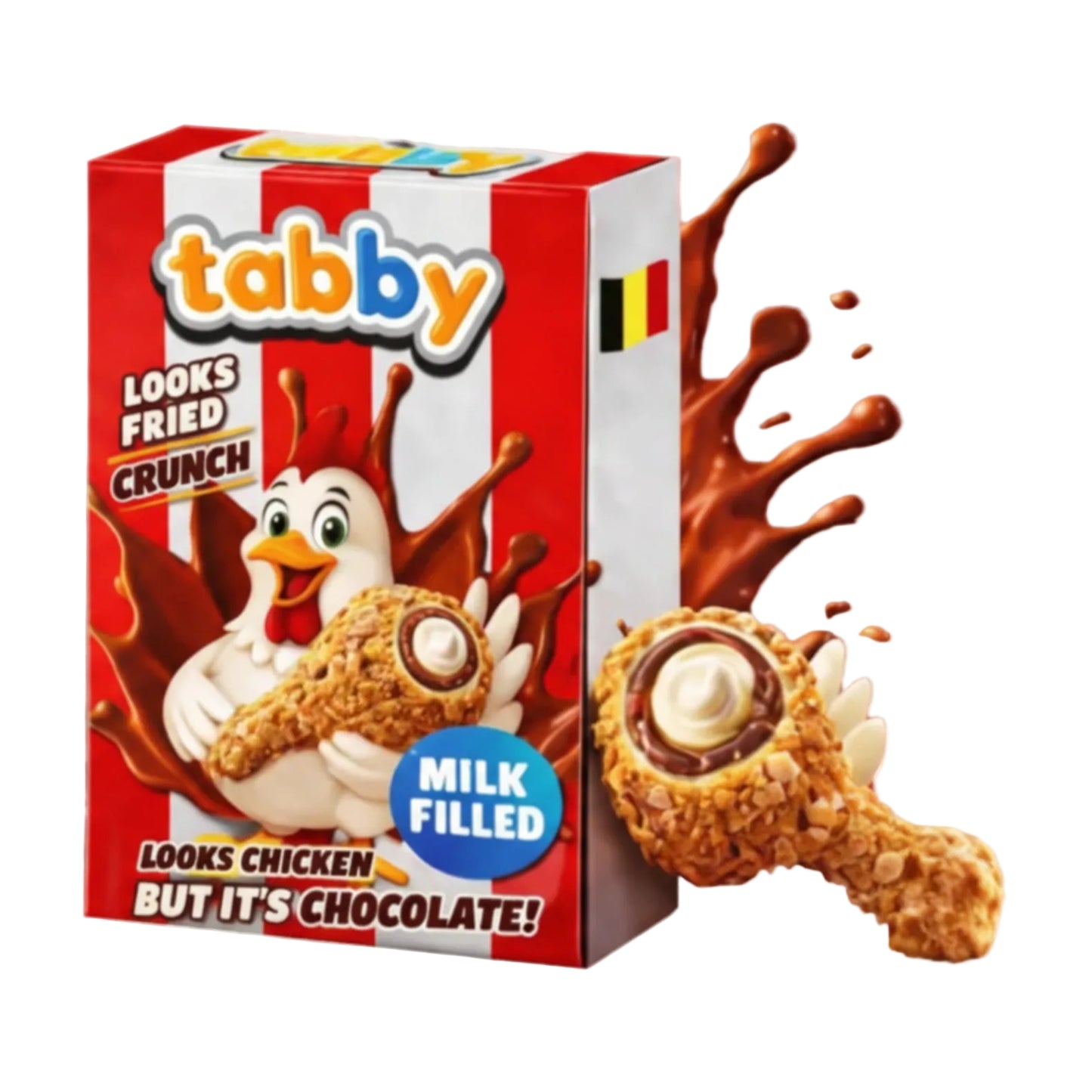 Tabby Milk Cream Filled Chicken Chocolate 50 g