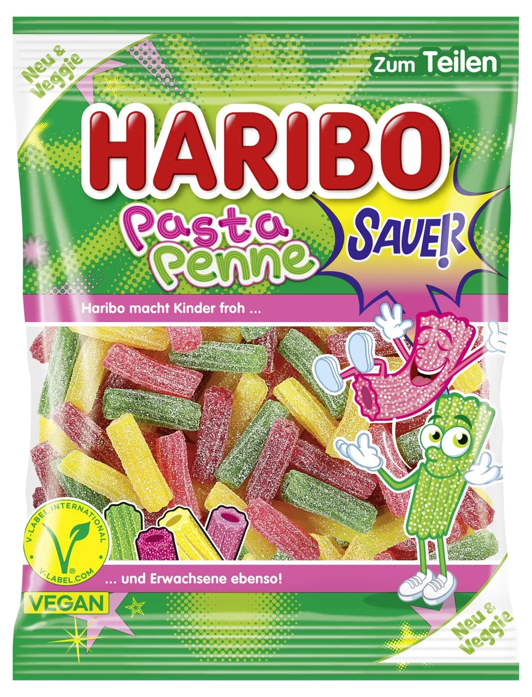 Haribo Pasta Penne sauer vegan 160g