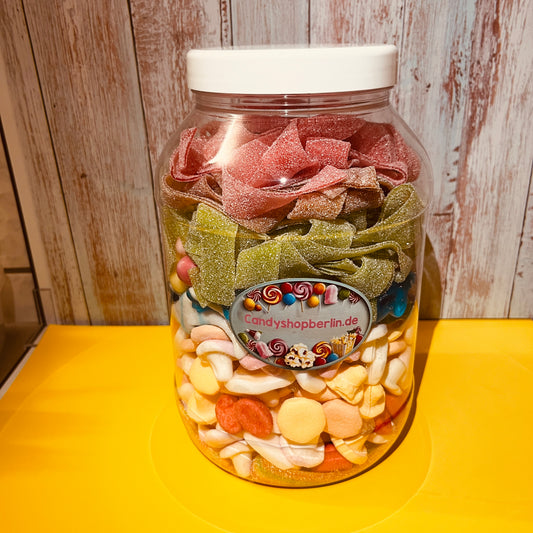Weekend Hammer 1,8 kg Fruchtgummi Mix im Bonbonglas