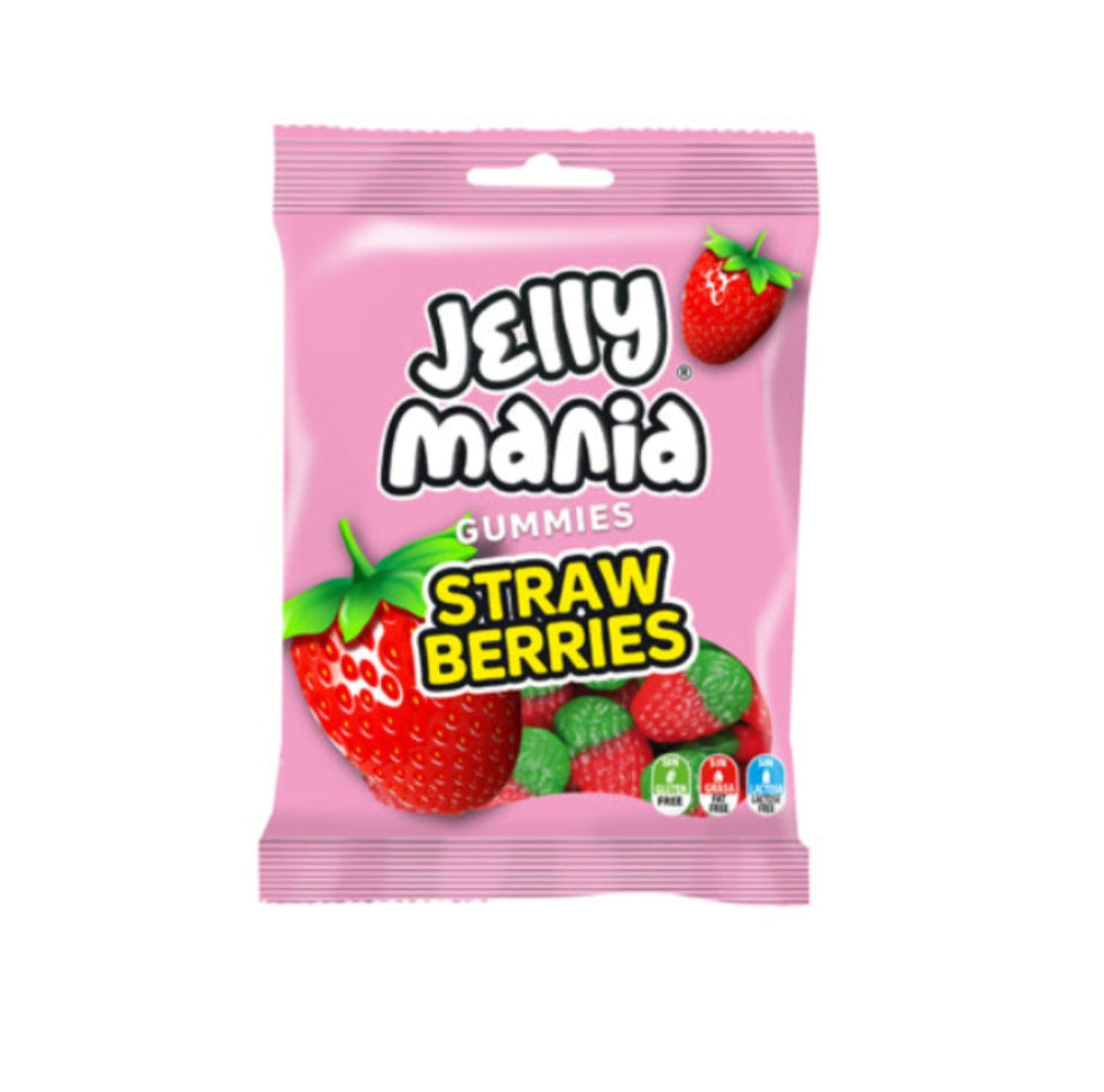 Jelly Mania Strawberries süß 100g