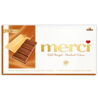 merci Tafelschokolade Edel-Nougat 112g